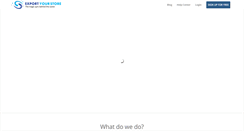 Desktop Screenshot of exportyourstore.com